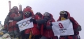 Tocha chega ao pico do Monte Everest tocha