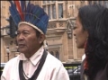 Índios brasileiros se encontram com o Papa em Roma indios