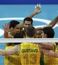 Vôlei masculino vence e é o primeiro colocado do grupo voleiquadra