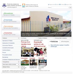 Prefeitura de Santo Antônio do Monte lança novo portal na internet portal