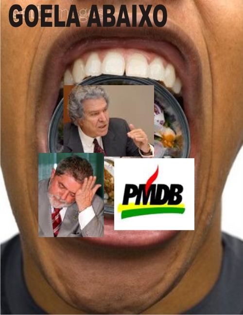 “Empurrando eu não vou” esta é a campanha do PT no Twitter contra o “Goela abaixo” do PMDB de Hélio Costa e Lula goela_abaixo