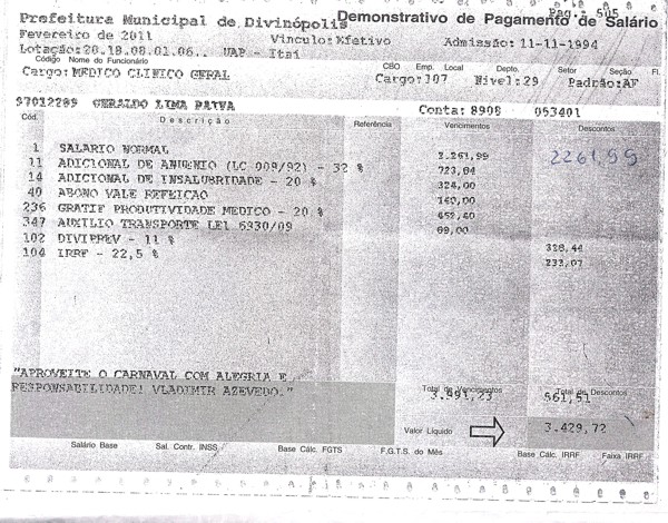 Tradução de Contra Cheque na Flórida