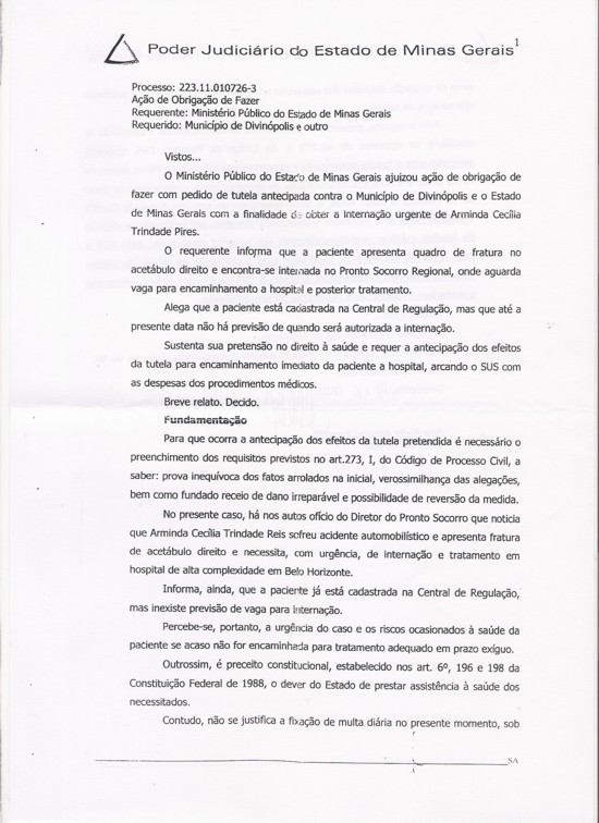 “...acho melhor que morra” esta frase carimbou Gilmar Santos diante da oposição como “Secretário da Morte” – Mais um caso no PS suscita revolta em vereadora e em usuária do sistema SUS (Veja vídeo) justia_-1_