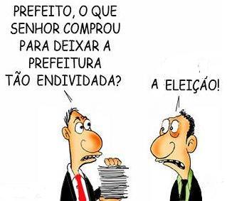 ARTIGO: valores cívicos, éticos e jornalísticos invertidos - Errado é a indignação, e certo a passividade e omissão charge-prefeito