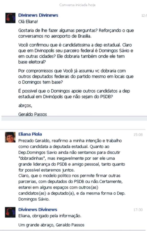 Candidatura de Eliana Piola vai forçar realinhamento político em Divinópolis eliana-face