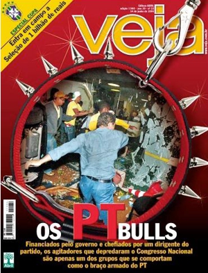 MASOQUISMO QUE NÃO ACONTECE COM ADMINISTRAÇÕES TUCANAS: Governo Federal sustenta Revista Veja para “apanhar” jammal-ptbuls