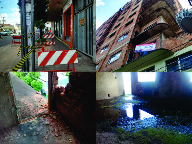 DESCASO COM PATRIMONIO PÚBLICO: governo de Minas toma prédio de empresários e o deixa abandonado, com risco de desabamento adesabamento
