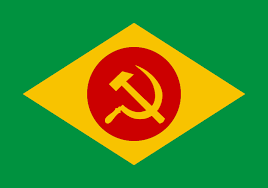 A Bandeira do Brasil Comunista na concepção dos tucanos malucos beleza
