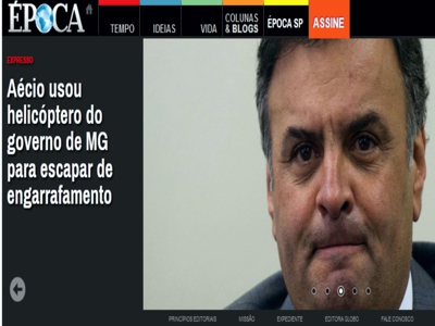 PODE ISSO ARNALDO? Usar helicóptero público para fugir de engarrafamento? Pois é! Aécio usou para escapar de engarrafamentos em BH epoca