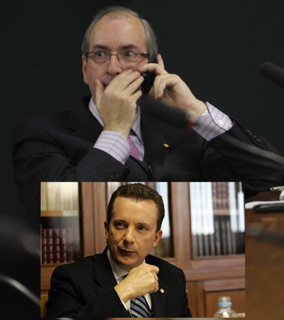 Golpista, Cunha (PMDB) aprova financiamento privado através de emenda de Celso Russomano (PRB) CUNHA