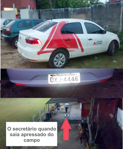 PODE ISSO? Secretário de Saúde de São Sebastião do Oeste usar carro oficial do município para levar filho no futebol? Ah, Pezão! SSO-1