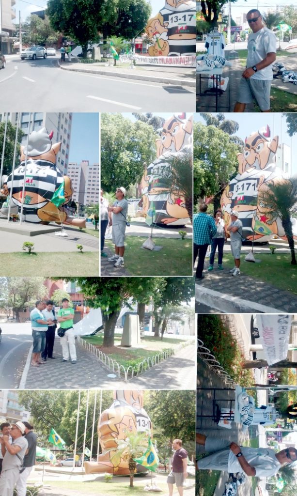 “PIXULECO” em Divinópolis VIRA NADA! Só meia dúzia de gatos pingados, levado pelos "xiitas da direita" pixuleco