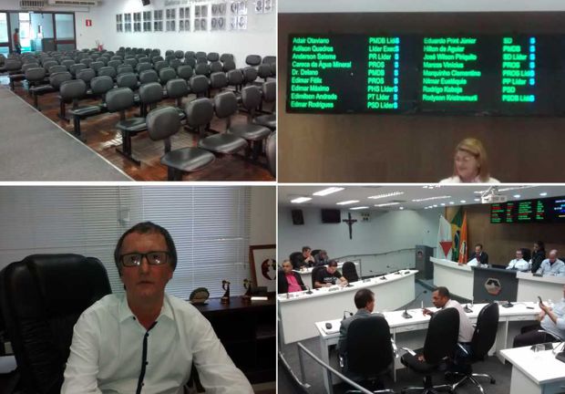 Com "salão" moscas, Vereadores votam reajuste de salários dos servidores de Divinópolis, do prefeito, vice-prefeito, secretários e deles. VOTAÇÃO