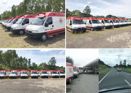 Novas ambulâncias chegam para atendimento ao SAMU REGIONAL DIVINÓPOLIS