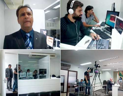Câmara de Divinópolis com novos equipamentos inaugura transmissão digital com pretensão de ter canal próprio no próximo ano IMG_1595