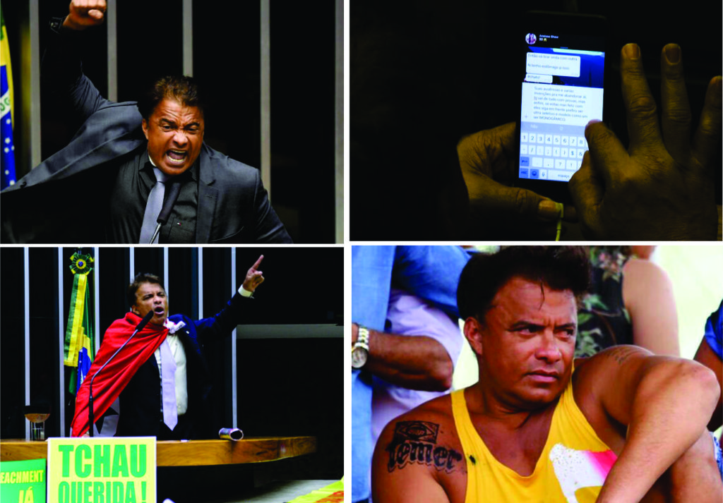 “CAFAJESTE”: Folclórico deputado (Wladimir Costa) marcado como gado, com nome de Temer, é flagrado no Facebook pedindo nude durante votação cafajeste