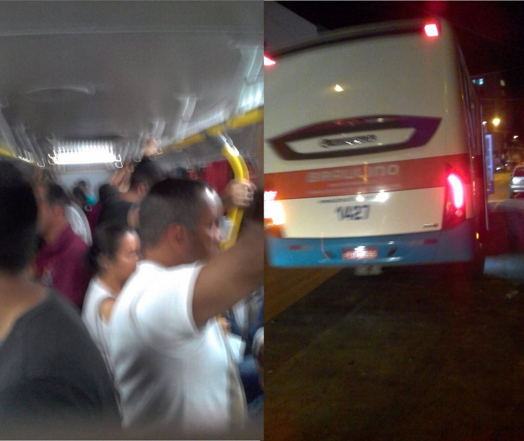 Empresa de transporte intermunicipal (BRAULINO) transporta passageiros igual gado brauslino