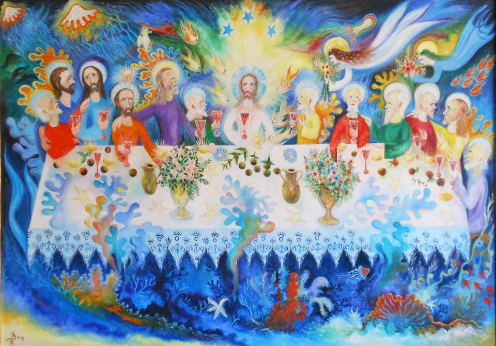 Pintor mineiro Petrônio Bax terá obras expostas no Gravatá foto-01-santa-ceia