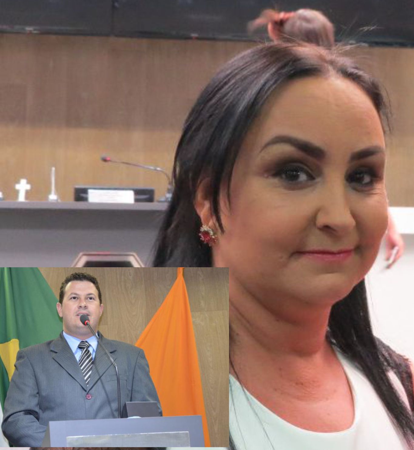 Print Junior protesta contra posicionamento pessoal de Patrícia em ato institucional da Prefeitura de Divinópolis; comportamento de czarina