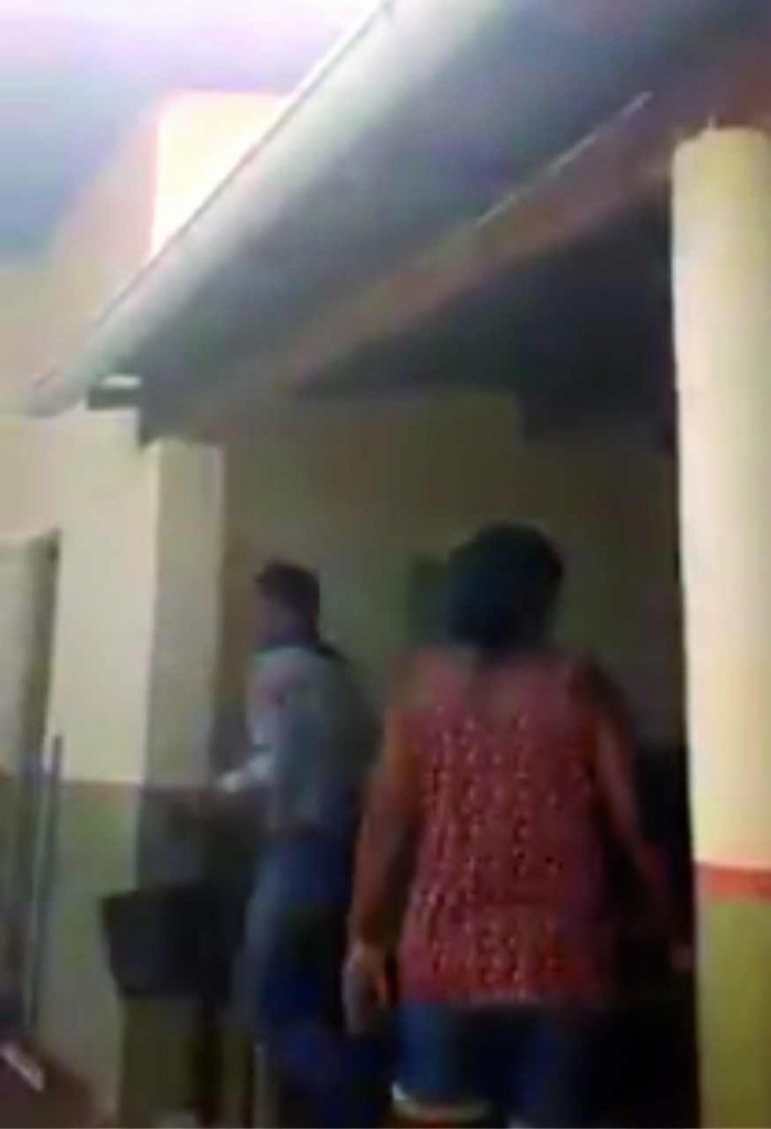 Vídeo logo após o insano vigia ter colocado fogo na creche em Janaúba INCENDIO