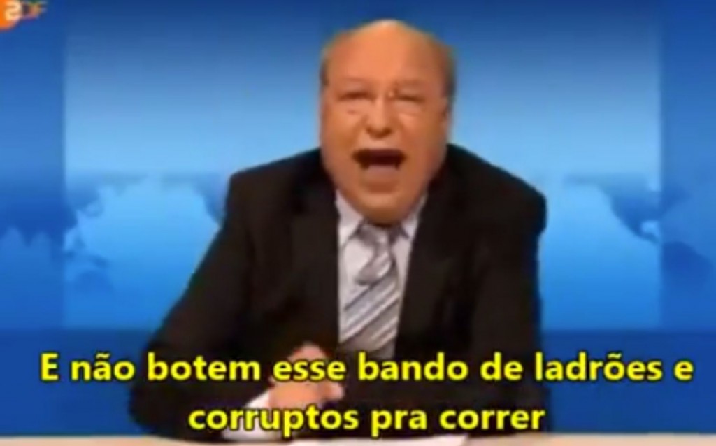 NÃO FOSSE FAKE SERIA PERFEITO: em vídeo traduzido propositalmente errado, brasileiros são esculachados por passividade, "analfabetos políticos" video fake