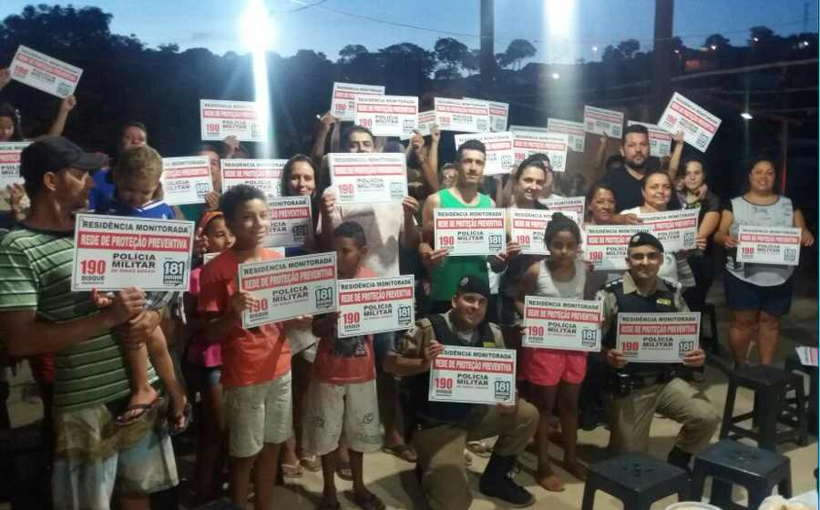 DIVINÓPOLIS: Policia Militar implanta Rede de Proteção Preventiva no Bairro Nova Fortaleza II Rede de Vizinho Protegido