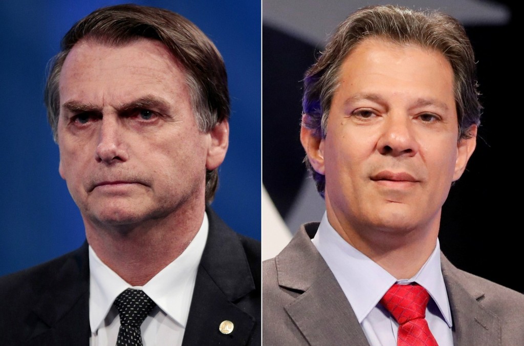 Brasil volta às urnas para segundo turno entre Bolsonaro e Haddad Bolsonaro x Haddad