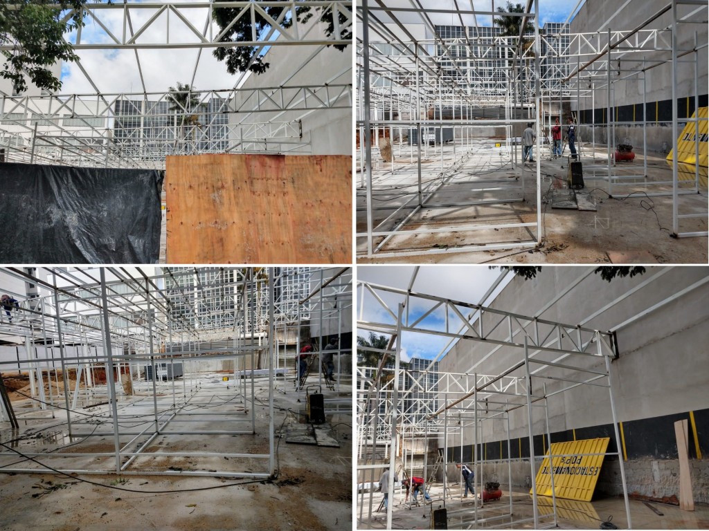 Obras adiantadas do espaço que abrigará ambulantes do camelódromo de Divinópolis confirma cumprimento do prazo de desocupação para o dia 13 Camelodromo