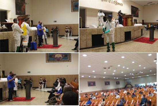 Urgente: Igrejas reabrem nesta sexta-feira com número máximo de 100 fiéis por celebrações, de acordo com pastor Marcos Vinícius WhatsApp Image 2020-06-15 at 13.29.05