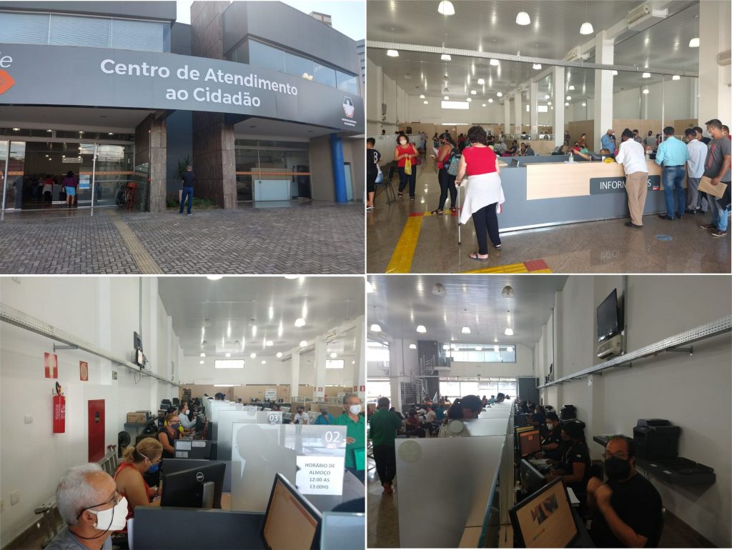 Servidores da Prefeitura de Divinópolis e população correm risco de contaminação pelo coronavírus no CAC CAC - CAPA