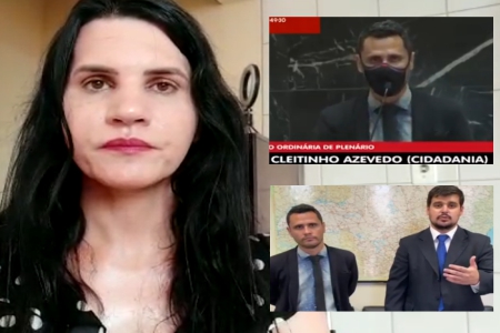 Flávia Gontijo, mulher trans desabafa (vídeo) sobre o posicionamento do deputado Cleitinho Azevedo e o sofrimento que a discussão tem causado a ela Cleitinho Azevedo - Trans