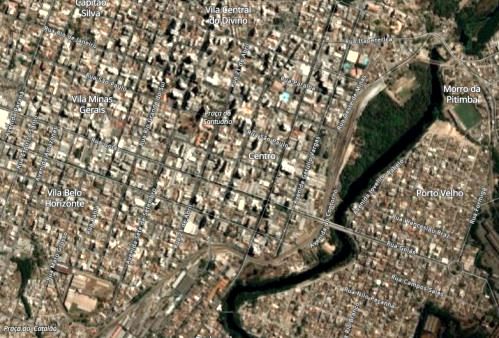 Prefeitura de Divinópolis prepara terreno com georreferenciamento, para enviar para Câmara PL do reajuste da planta genérica de valores, que vai aumentar o IPTU mapa Divinopolis