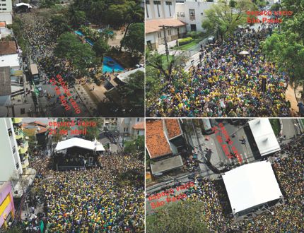 Entusiasmado pela ilusão de ótica do “DataEmpresários” e do “DataTuristas”, Bolsonaro é convicto que vence eleição no primeiro turno (vídeo) imagem de drone 2