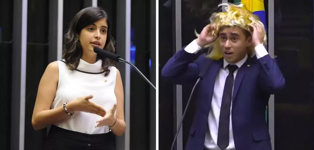(Vídeos) Tabata Amaral quer cassação de Nikolas Ferreira por discurso transfóbico; 'isso não é um homem, é um moleque' Tabata Amaral
