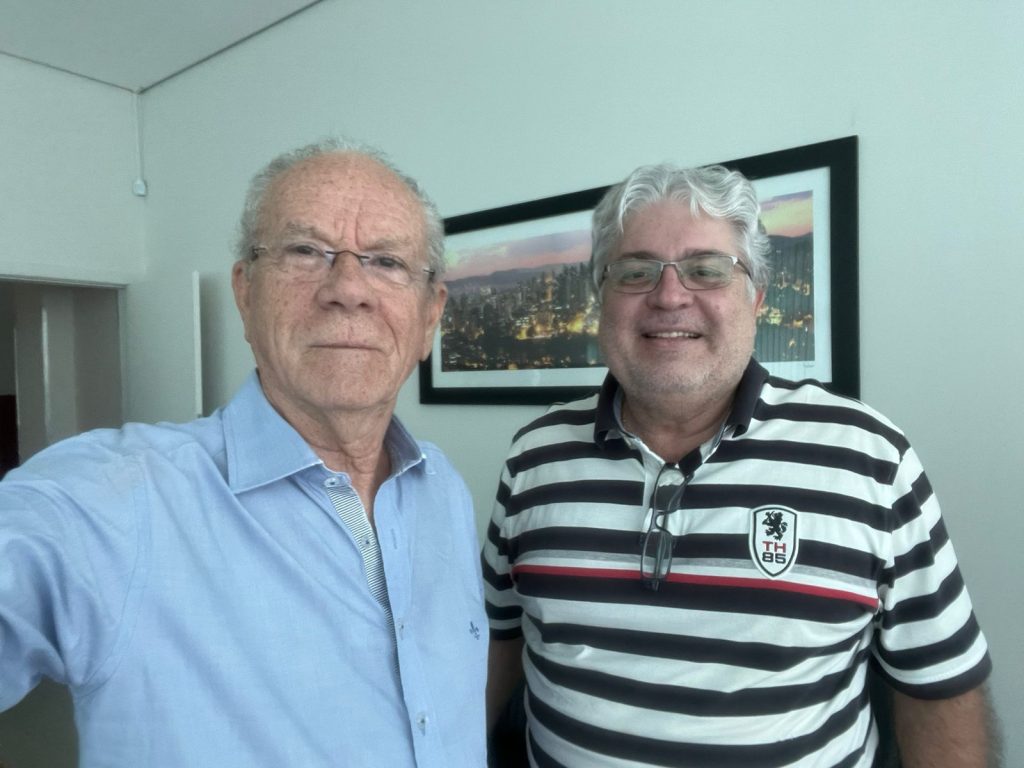 Eduardo Soares (FIEMG) e Afonso Gonzaga (SIFUMG) se reuniram em Divinópolis para discutir estratégias de desenvolvimento para o setor de fundição Afonso e Eduardo