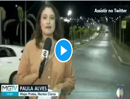 Durante transmissão ao vivo do MGTV, da Globo, homem abaixa as calças e mostra