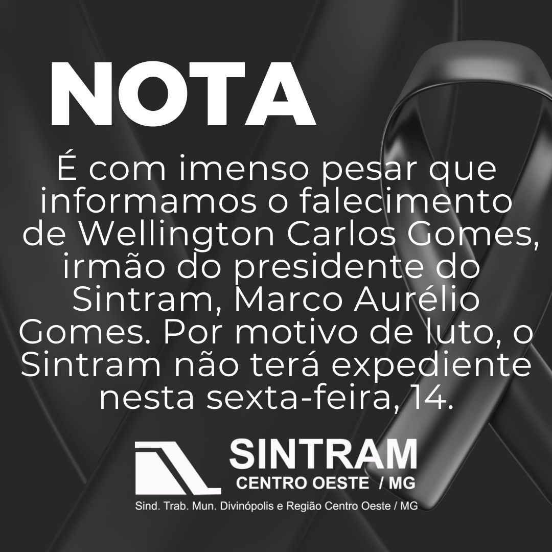 Morre irmão do presidente do Sintram; expediente é encerrado – DiviNews