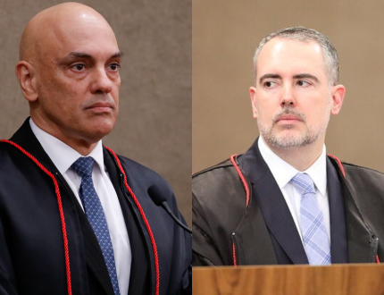 Presidente do TSE, Alexandre de Moraes, proclama resultado da decisão do relator ministro André Ramos, que julgou procedente fraude de cota de gênero do PSL Divinópolis