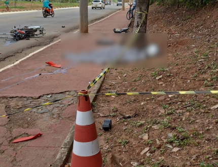 Tragédia em Pitangui: homem morre após colidir com um poste na BR 352