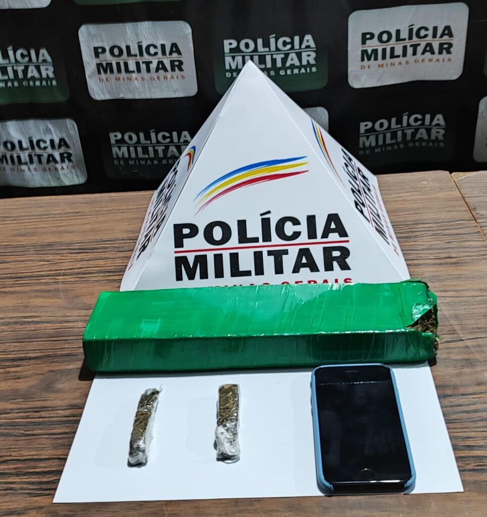 Pompéu: adolescente de 14 anos é apreendido por porte de droga Pompéu - adolescente