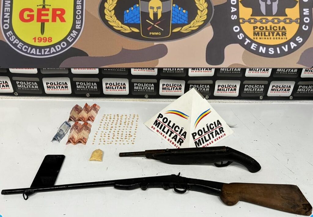 PM apreende dois adolescentes de 17 anos por tráfico de drogas e posse ilegal de arma de fogo manuel valinhas