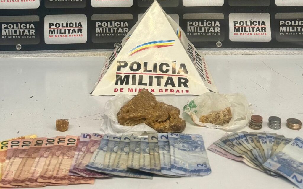 PM prende casal por tráfico de drogas em aglomerado da Lajinha; suspeitos possuem extensa ficha criminal tráfico divinópolis