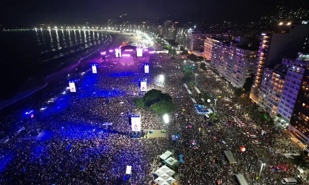 Show de Madonna reúne 1,6 milhão de pessoas em Copacabana madonna