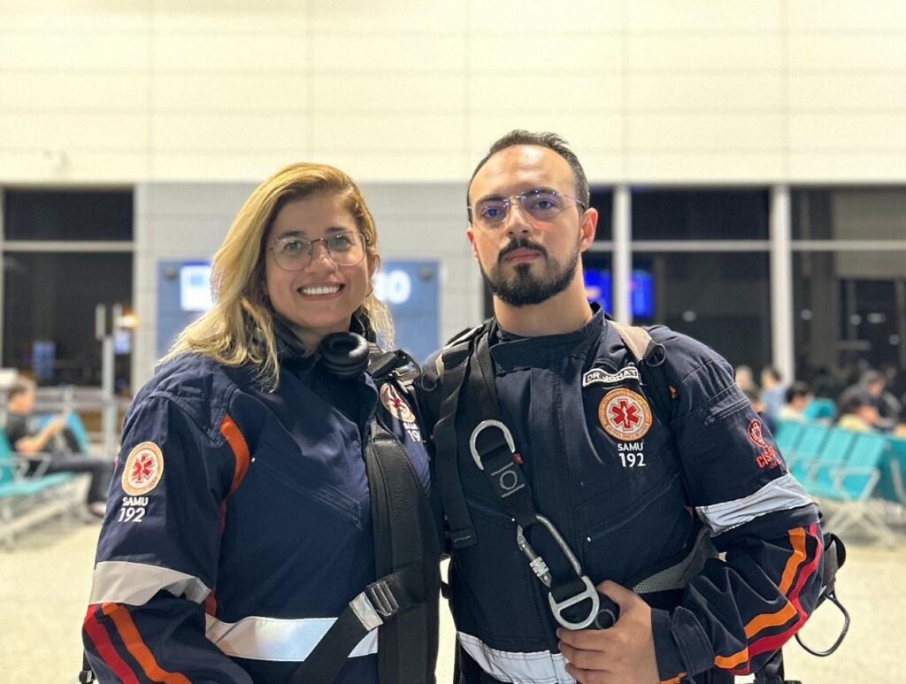 SOLIDARIEDADE: Médico e enfermeira do SAMU Divinópolis partem para o Rio Grande do Sul samu rs