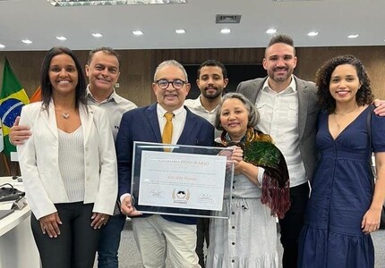 Diretor e editor executivo do Divinews, Geraldo Passos recebe comenda ‘Cidadão Honorário de Divinópolis’, por indicação do vereador Flávio Marra