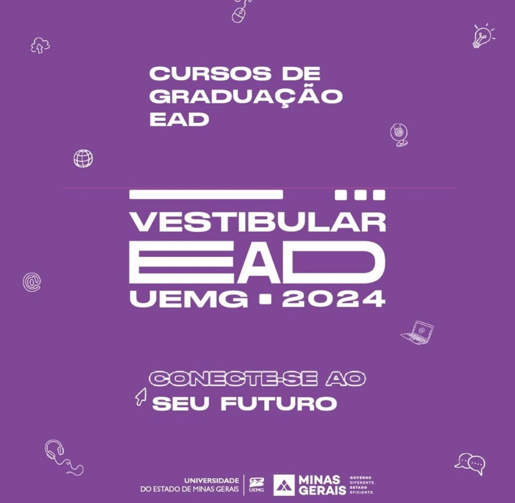 Uemg abre inscrições para Vestibular EAD 2024 com 680 vagas em cursos gratuitos WhatsApp Image 2024-06-19 at 17.38.18