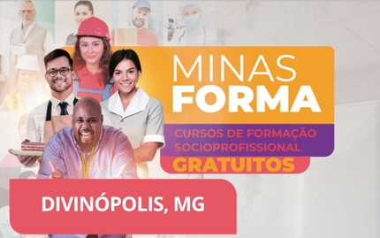 Cursos gratuitos com inscrições abertas até 8 de julho em Divinópolis Cursos gratuitos com inscrições abertas até 8 de julho em Divinópolis