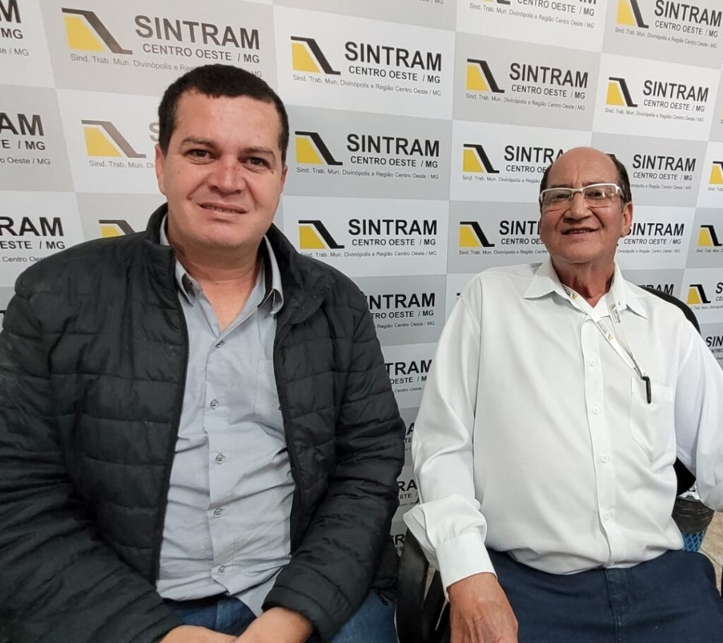 Marco Aurélio pede licença da presidência do Sindicato dos Trabalhadores Municipais de Divinópolis e Região Centro-Oeste de Minas (SINTRAM); Darly Salvador, assume intram