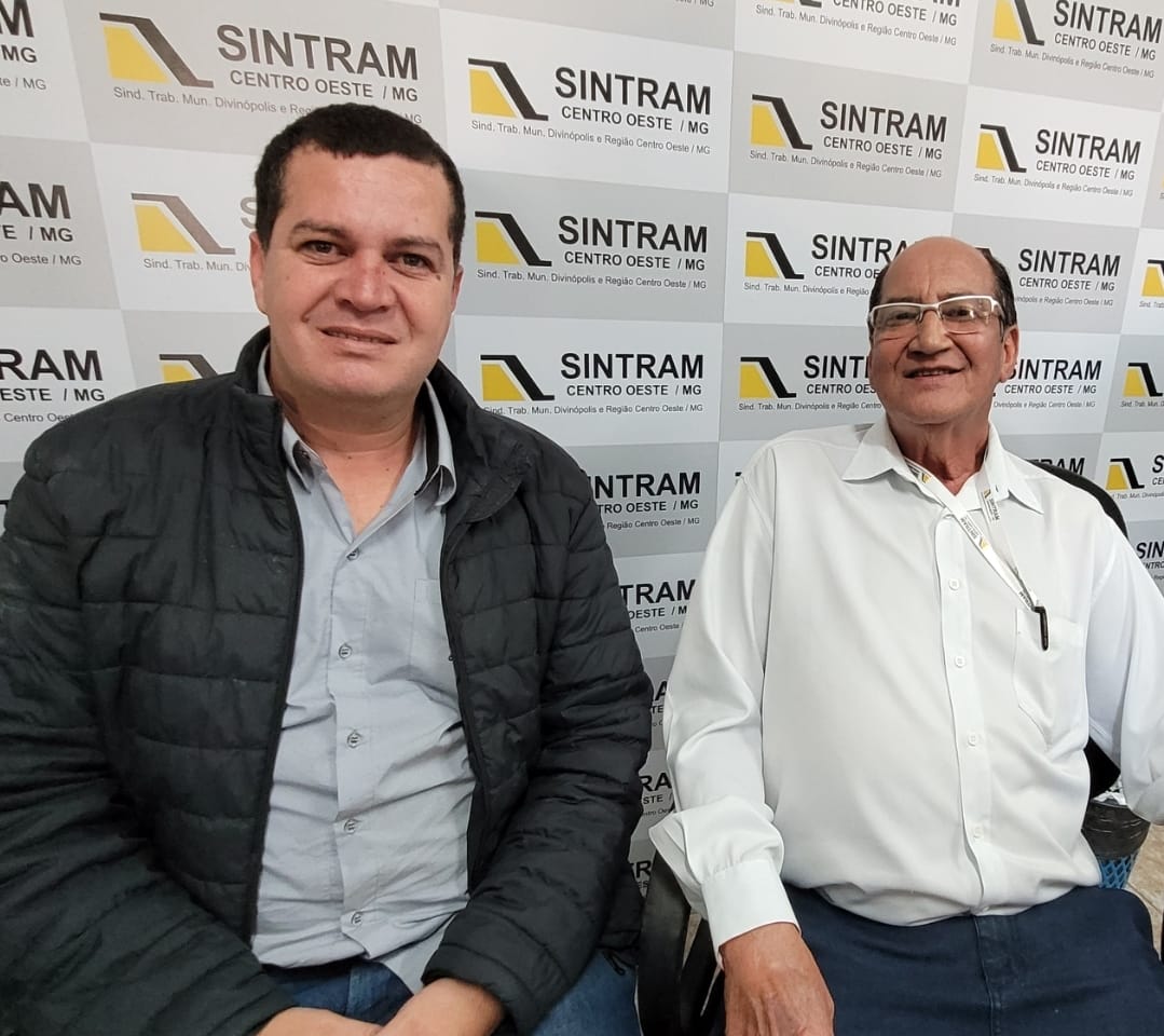 Marco Aurélio pede licença da presidência do Sindicato dos Trabalhadores Municipais de Divinópolis e Região Centro-Oeste de Minas (SINTRAM); Darly Salvador, assume