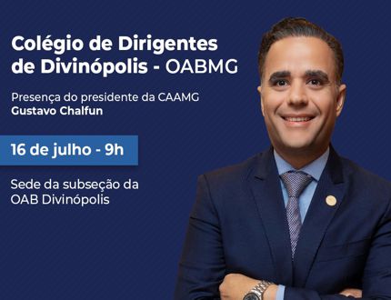 Conferência Regional da OAB-MG em Divinópolis é amanhã, terça-feira (16) OAB 2